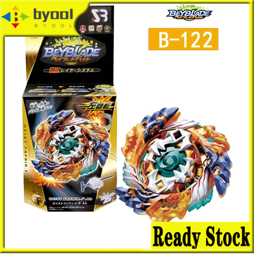 Byool store Đồ chơi con quay hồi chuyển Beyblade Geist Fafnir 8" B122 kèm bệ phóng cho bé