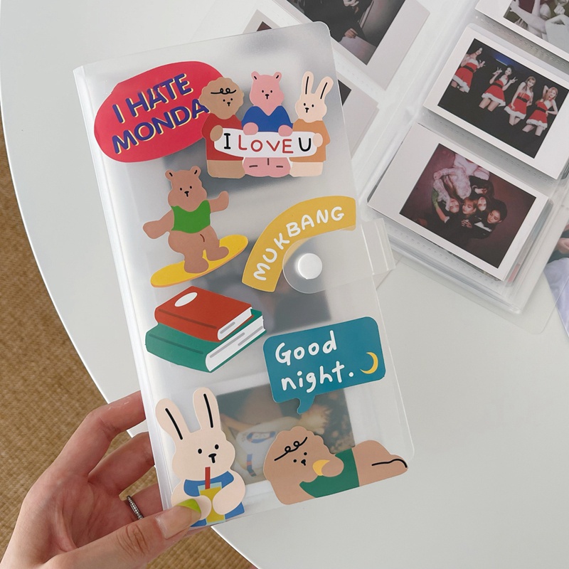 Album Ảnh Trong Suốt 3 Inch DIY Sáng Tạo Cho Học Sinh