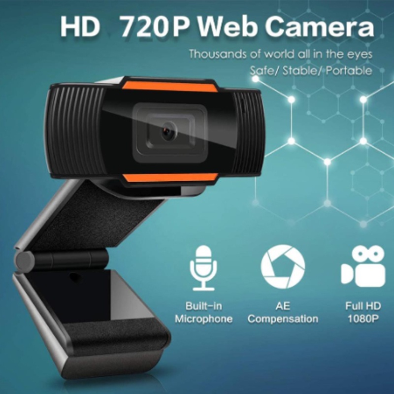 Webcam Máy Tính 1MB A720L Camera Có Mic 720p - Wc Yoosee 2MB 1080P Cho PC Học Online ZOOM, Trực Tuyến, Gọi Video Sắc Nét