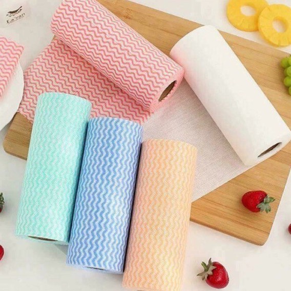 Cuộn Khăn Giấy Đa Năng Tái Sử Dụng Tiện Lợi