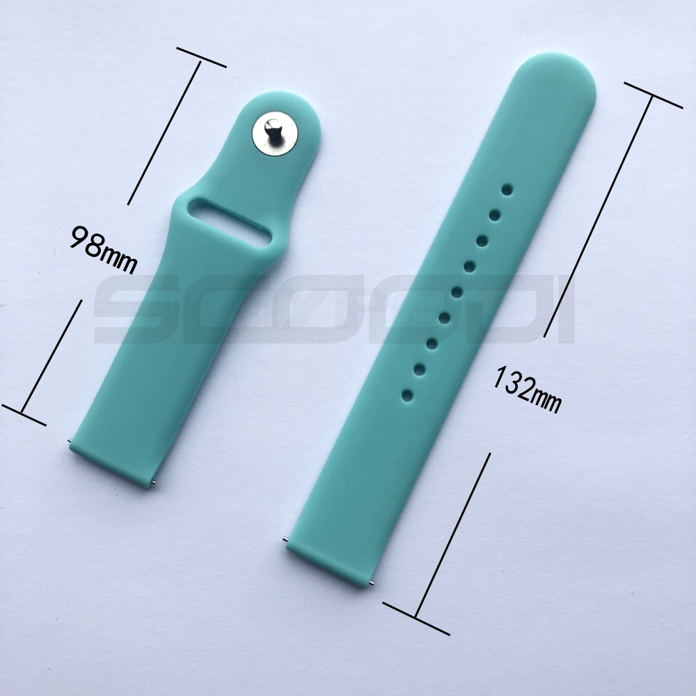 Dây đeo silicon màu trơn thay thế cho đồng hồ for Xiaomi Boyluou Ls02 HAYLOU