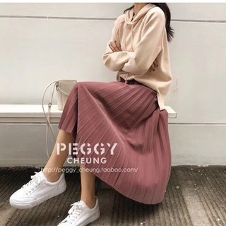 CHÂN VÁY XẾP LY NHỎ DÁNG DÀI