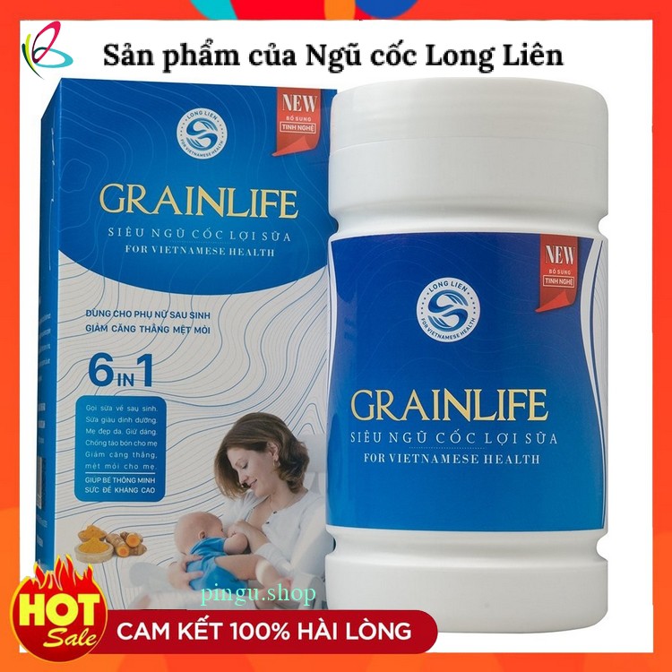 NGŨ CỐC LỢI SỮA LONG LIÊN - NGŨ CỐC LỢI SỮA GRAINLIFE 500g. SỮA VỀ NHIỀU GIÀU DINH DƯỠNG BÉ TĂNG CÂN ĐỀU ĐẶN