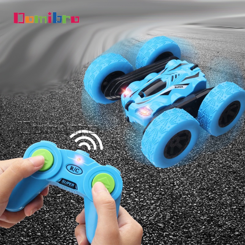RC Drift Car Double Sided Rolling Car Stunt Ô tô điều khiển từ xa Đồ chơi lái xe bốn bánh cho trẻ em