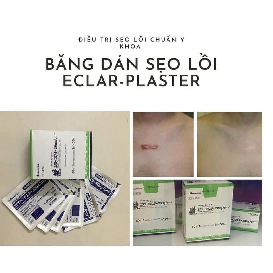 Miếng Dán Sẹo/ Miếng Ép Sẹo Lồi ECLAR PLASTER - HISAMITSU NHẬT BẢN