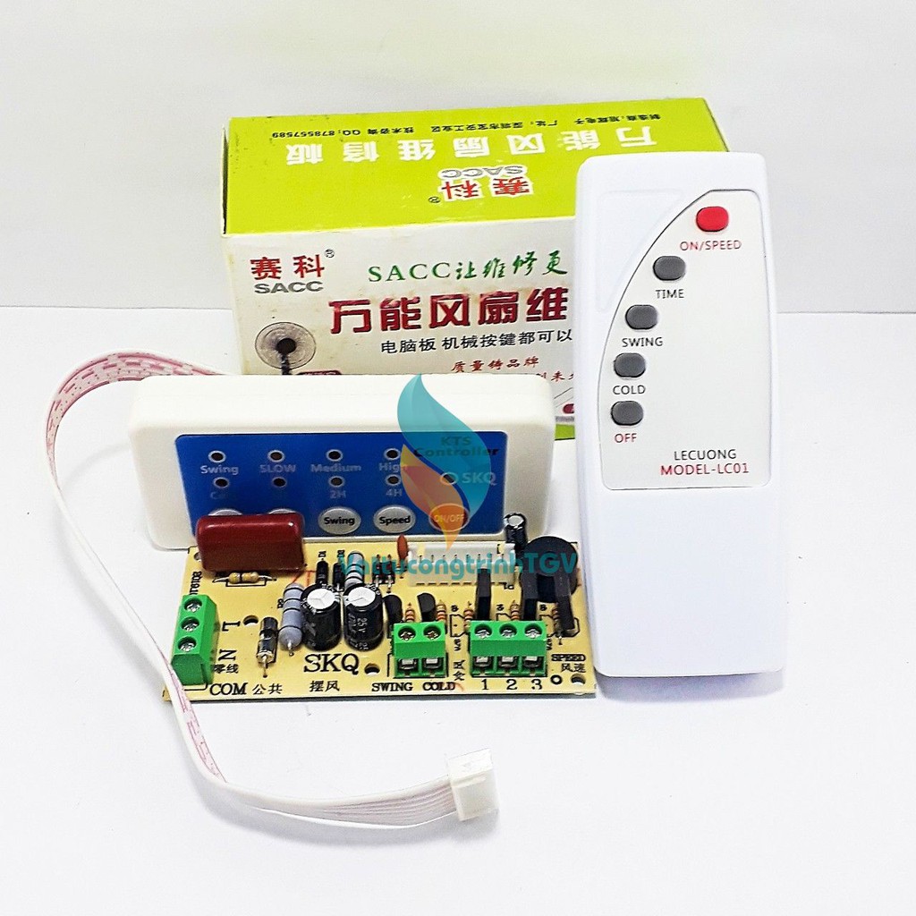 Bộ mạch điều khiển Model LC-01 dùng cho quạt phun sương, quạt hơi nước, điều hòa