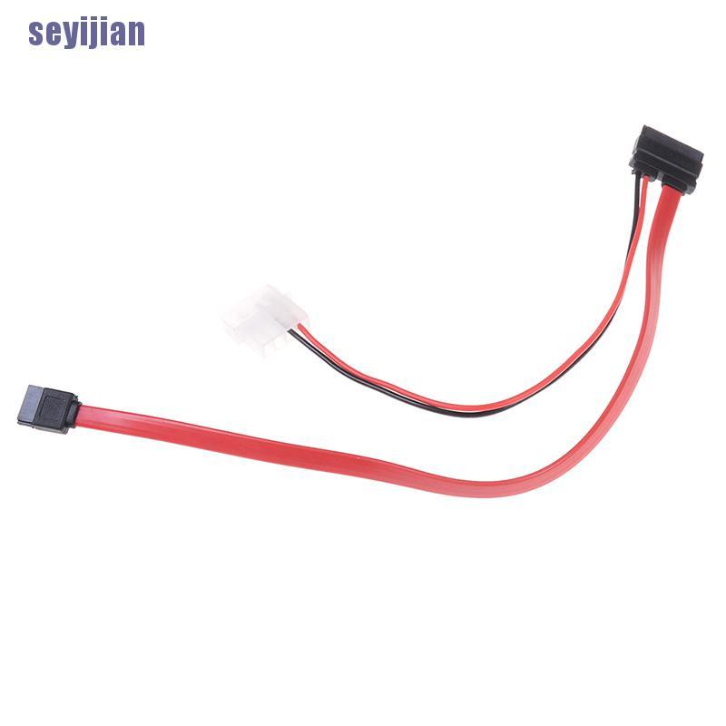 Dây cáp SATA 7 + 6 Pin cho ổ đĩa máy tính DVD / - RW