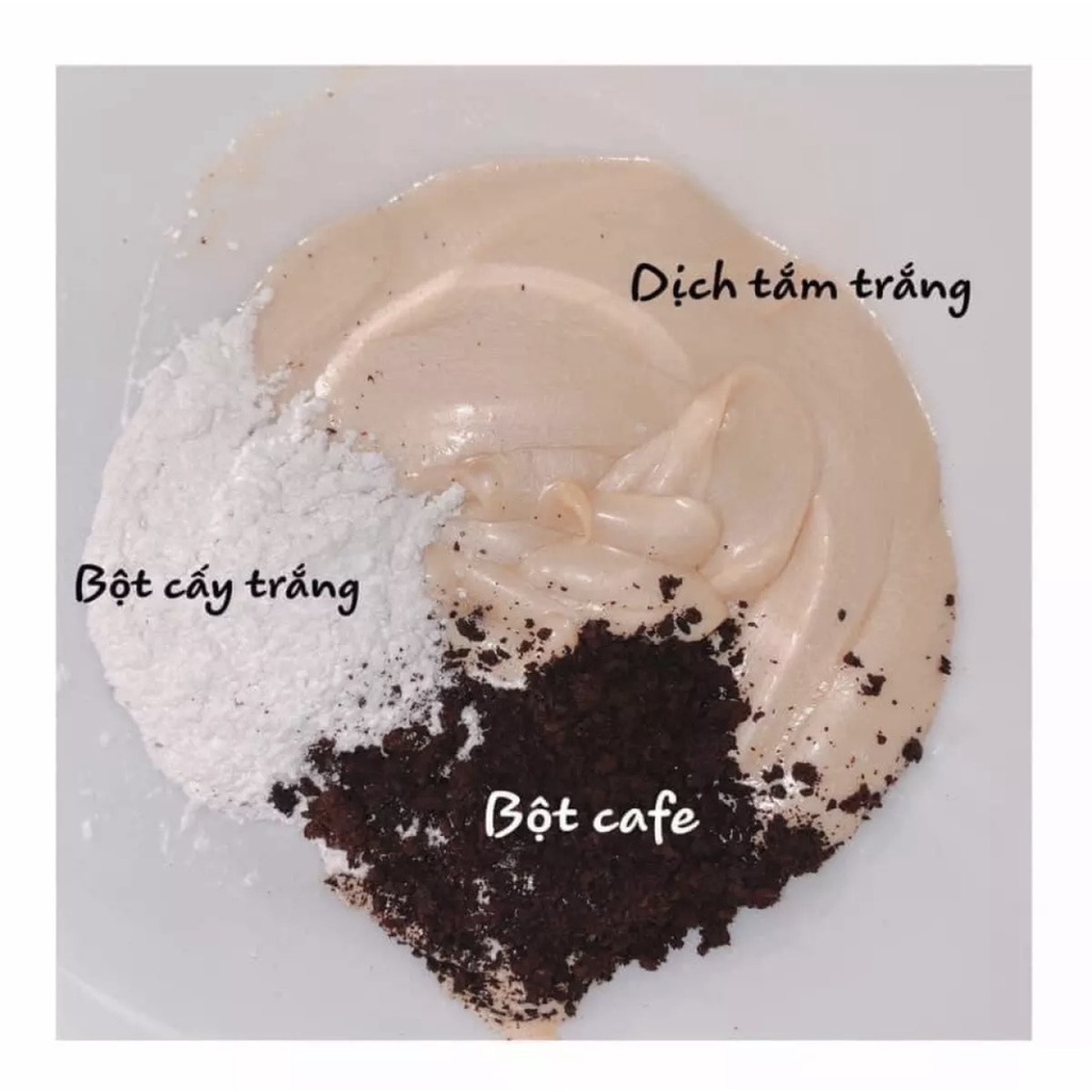Tắm Trắng Cafe ĐỐM WAXING Set To Thành Phần Chiết Xuất Thiên Nhiên, Trắng Da An Toàn