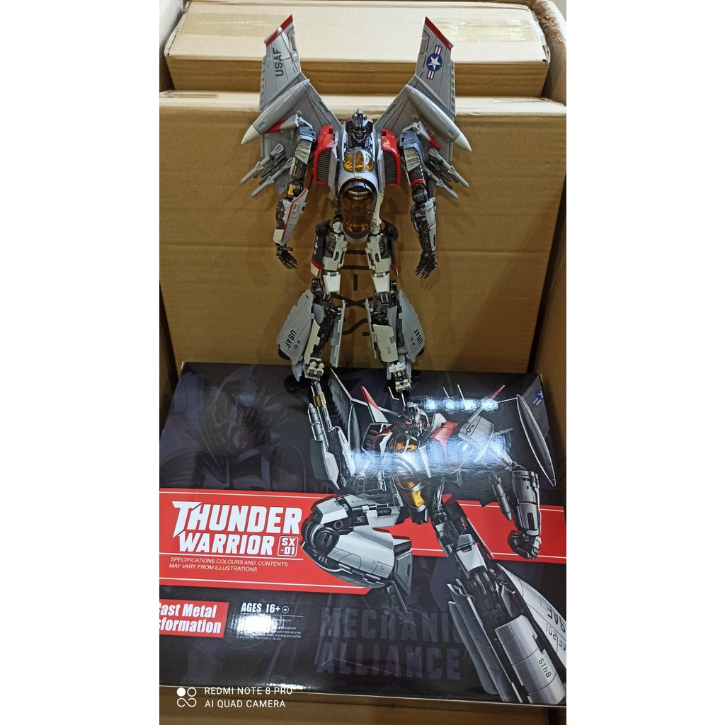 Mô hình Transformers Thunder Warriors SX-01 SX01 Blitzwing Bumblebee Oversized Movie BMB Black Mamba Aoyi Mech