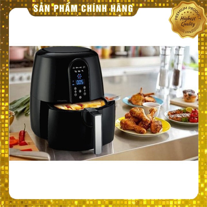 [HÀNG CHÍNH HÃNG] Nồi Chiên Không Dầu Lock&Lock EJF351BLK (5.2L) (Đen)