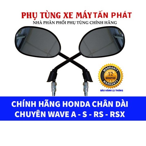 [Chân Dài] Gương Kính Chiếu Hậu Xe Máy Dòng Wave A-S-RS-Wave alpha-Blade-Future 88110&amp;88120-KTL-640