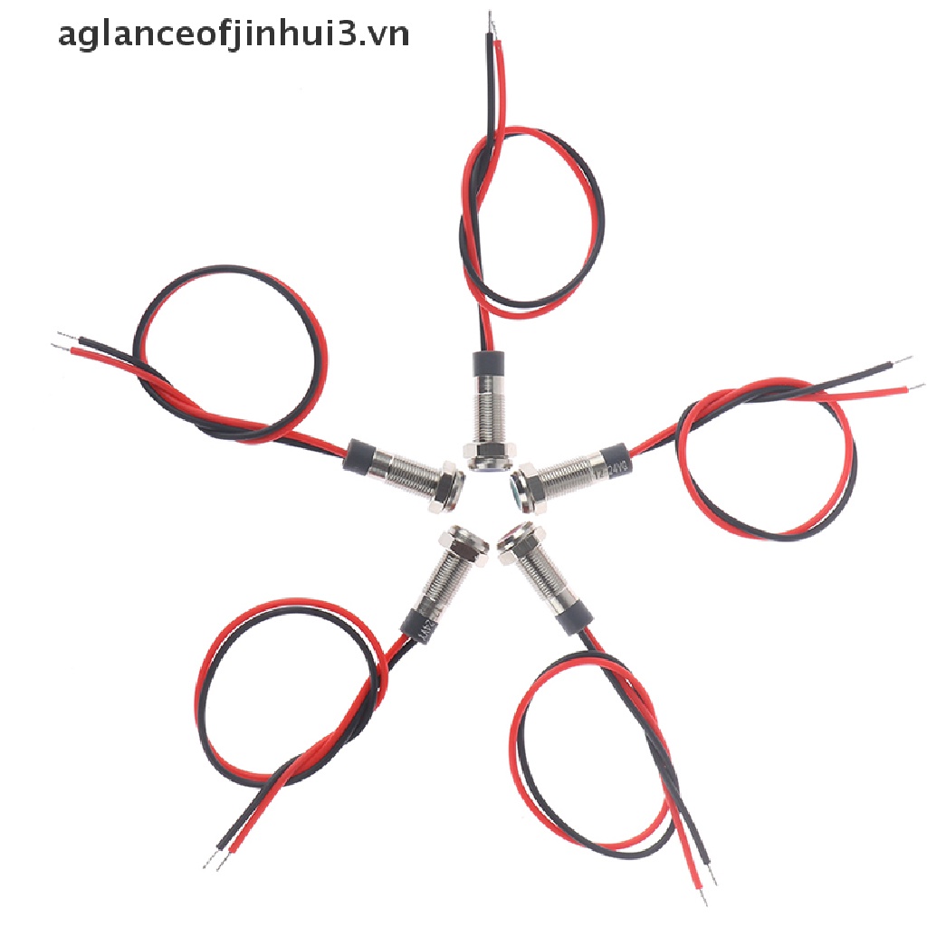 Đèn led Cảnh Báo Chống Thấm Nước P67 6mm 3v 5v 6v 12v 24v 220v.