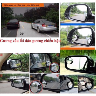 Gương cầu lồi kính hậu cho ô tô TL01