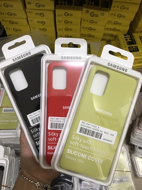 Ốp lưng Silicon Cover Galaxy S20 Plus chống bám bẩn, chống bán vân tay