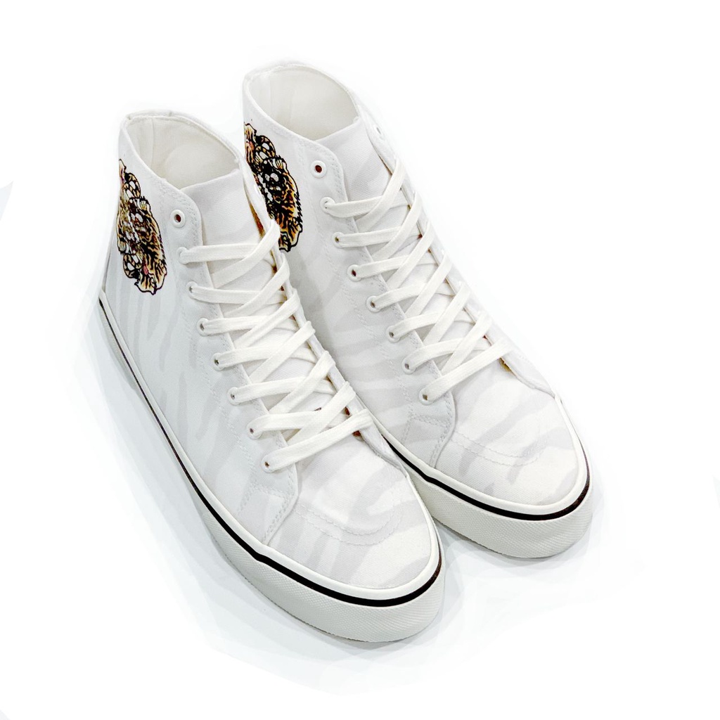 Giày High- Top (Cổ cao) AATLAS in hoạ tiết LOGO CON HỔ ( size 43)