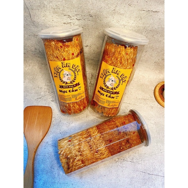 Mực cán tẩm vị💖[FREE SHIP]💖 Ăn Vặt Hà Nội MÈO BÉO Ú hũ 250G