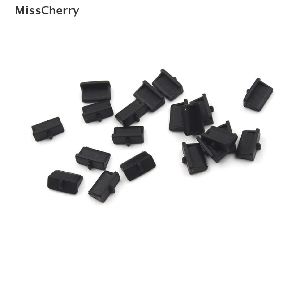 Bộ 20 Nắp Nhựa Mềm Bọc Cổng USB Chống Bụi