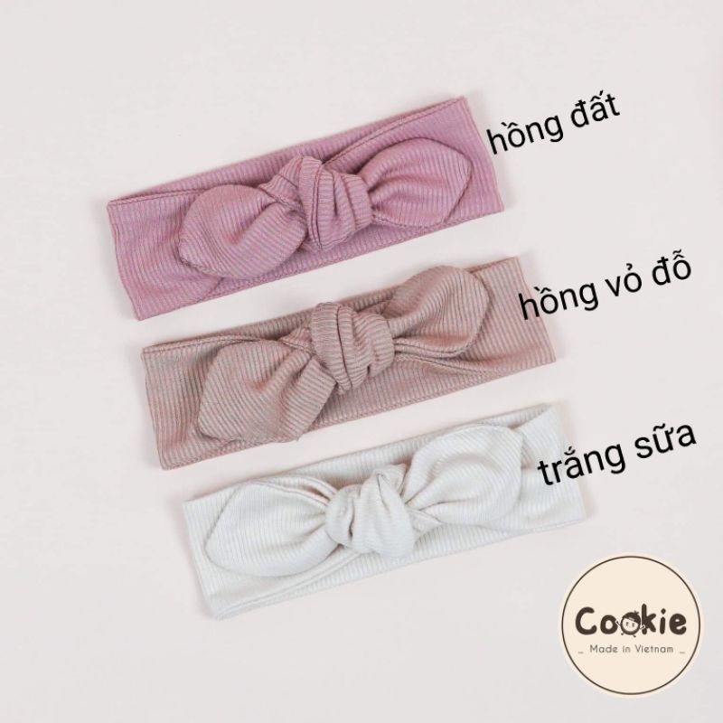 Cookie - Khăn turban đủ màu đáng yêu cho bé gái freesize