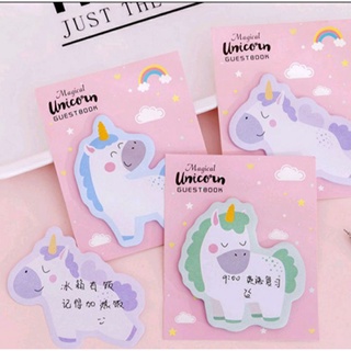 Giấy Nhớ/Note Ghi Chú Hình Unicorn