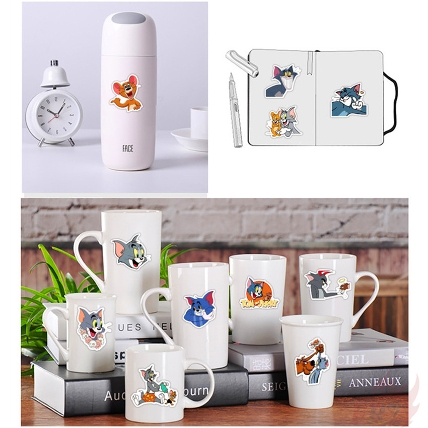 Bộ 50 Miếng Dán Hoạt Hình Tom And Jerry Series 01