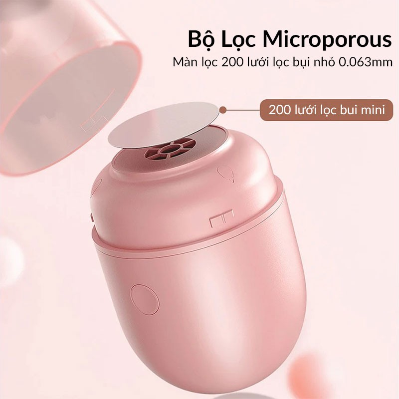 Máy Hút Bụi Mini Baseus C2 Desktop Capsule Vacuum Cleaner Nhỏ Gọn, Lực Hút Mạnh 1000Pa, Pin Sạc 900mAh, Màn Lọc 3 Lớp | BigBuy360 - bigbuy360.vn