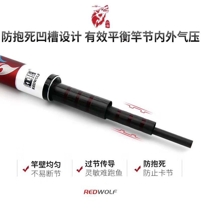 Cần câu tay Redwolf Q1 6H Chính Hãng - chuyên đánh tốc độ hàng  hót