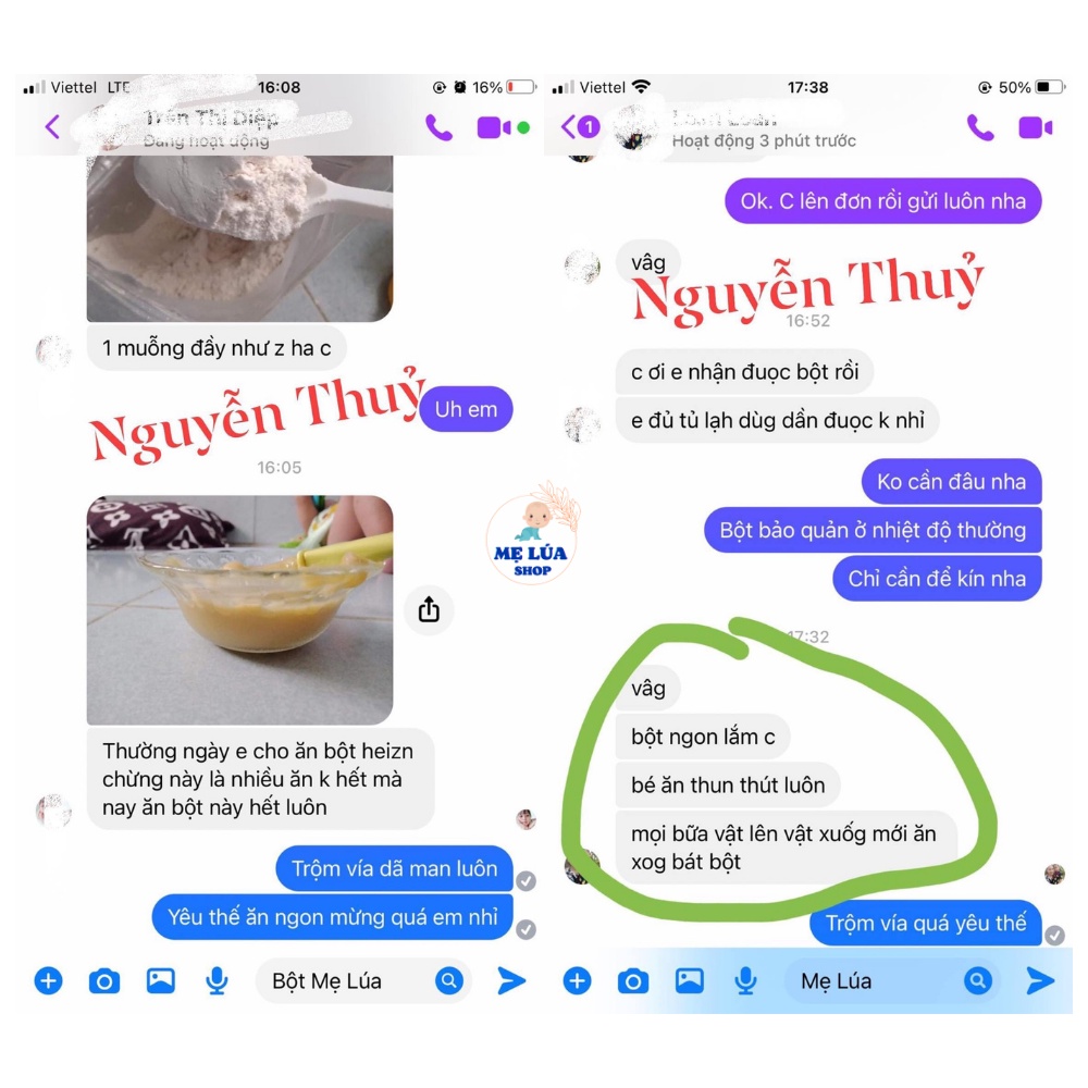 Bột Ăn Dặm Dinh Dưỡng Mẹ Lúa Cho Bé Từ 4m Mix 9 Loại Hạt Ngũ Cốc Giúp Bé Biếng Ăn Tăng Cân, Đủ Dưỡng Chất - Mẹ Lúa Shop
