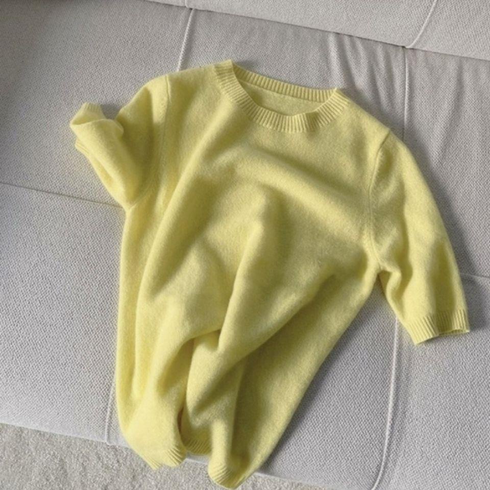 Giảm Giá Thương Hiệu Áo sweater Tay Ngắn Thời Trang Xuân Hè Cho Nữ