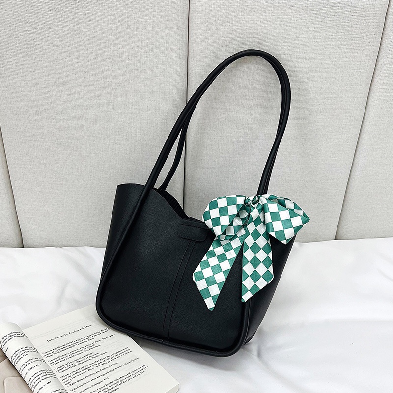 Túi Xách Lụa Cỡ Lớn Màu Sắc Tương Phản Thời Trang Mùa Hè Cho Nữ