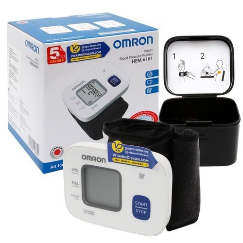 ✅ [Chính Hãng DKSH] Máy Đo Huyết Áp Cổ Tay: Omron HEM-6161 -VT0010