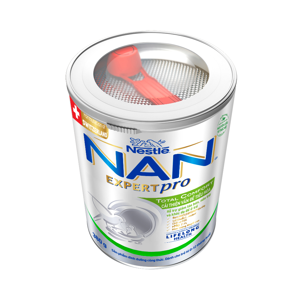 Sữa Bột Nestlé NAN Expert Pro Total Comfort 380gr - Công thức đặc biệt dành cho trẻ mắc các triệu chứng đường tiêu hóa