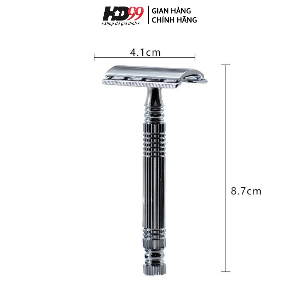 Dao Cạo Râu Inox Lưỡi Lam Không Gỉ HENGJINDA A094  Dụng Cụ Cạo Râu Cổ Điển, Đẹp, Sang Trọng, Sạch Mịn Màng