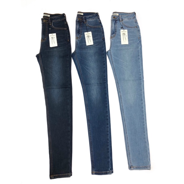 Jean nữ vnxk lưng cao và co giãn mạnh | BigBuy360 - bigbuy360.vn