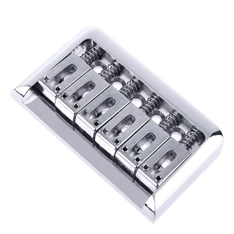 Cờ Lê Kim Loại 6 Dây Cố Định Cầu Đàn GUITAR Điện Mạ Chrome SUN