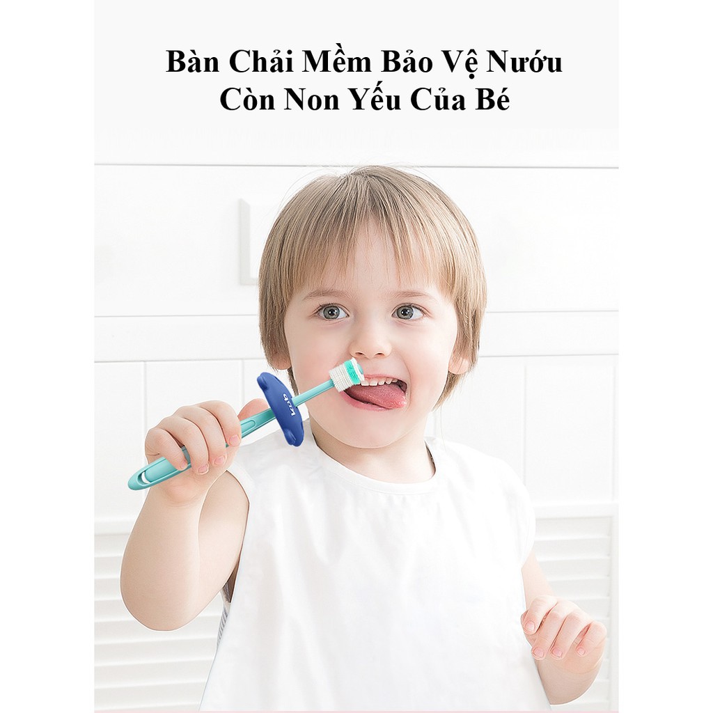 Bàn chải nano siêu mềm Stary - Bàn chải xoay 360 độ - Giúp đánh bay mảng bám và vi khuẩn trong khoang miệng