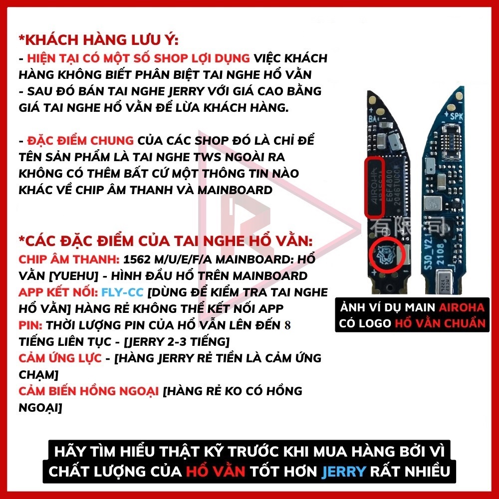 Tai nghe Bluetooth không dây Hổ Vằn 3 chip 1562M Pin 8h bản cao cấp nhất xuyên âm, âm thanh không gian, tai nghe TWS