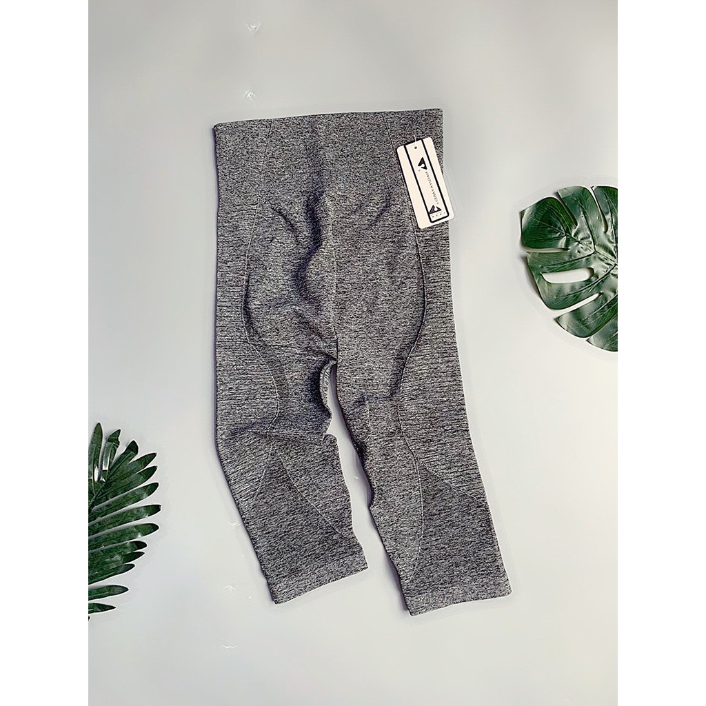 Quần Legging Lửng Dệt Kim Tập Gym - Yoga