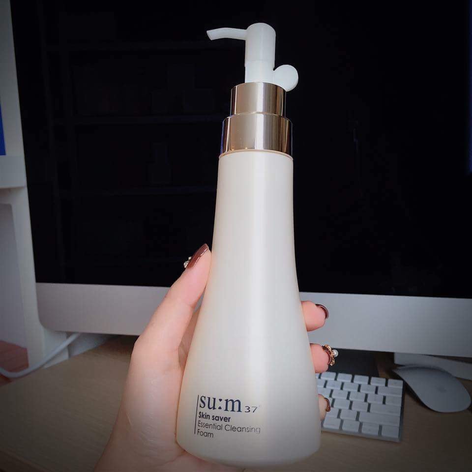 Bộ Sữa rửa mặt làm sạch sâu và dịu nhẹ cho da - Sum37 Skin Saver Essential Cleansing Foam 350ml
