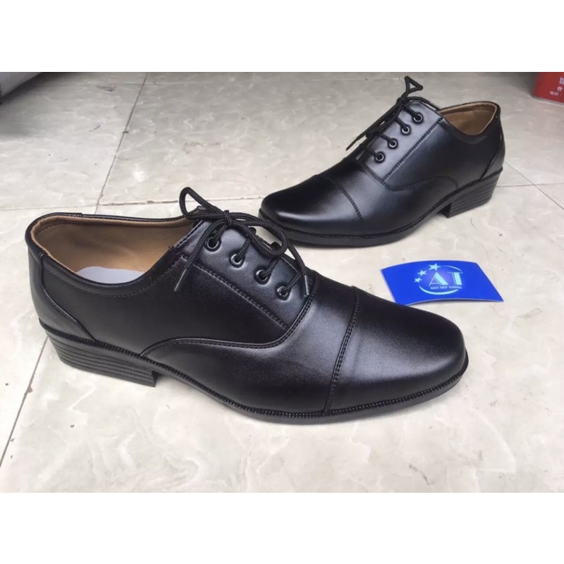 Giày Nam - Giày Da Nam Buộc Dây Quân Đội