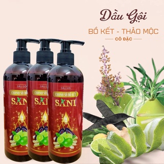 Dầu gội thảo mộc chanh sả bồ kết SANI 500ml dầu gội thảo dược thiên nhiên hương bồ kết cô đặc, sạch gàu hết ngứa