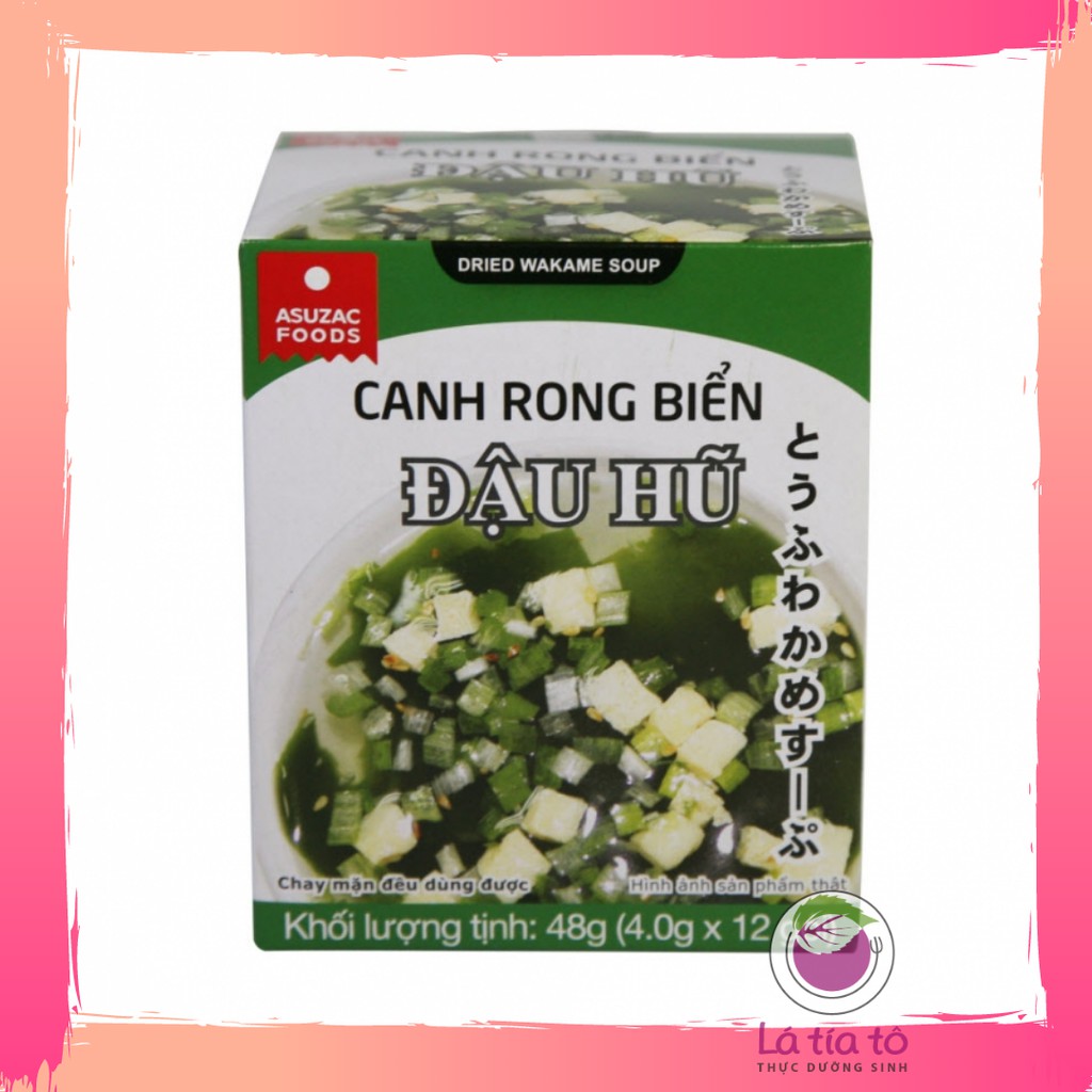 CANH RONG BIỂN ĐẬU HỦ - LÁ TÍA TÔ