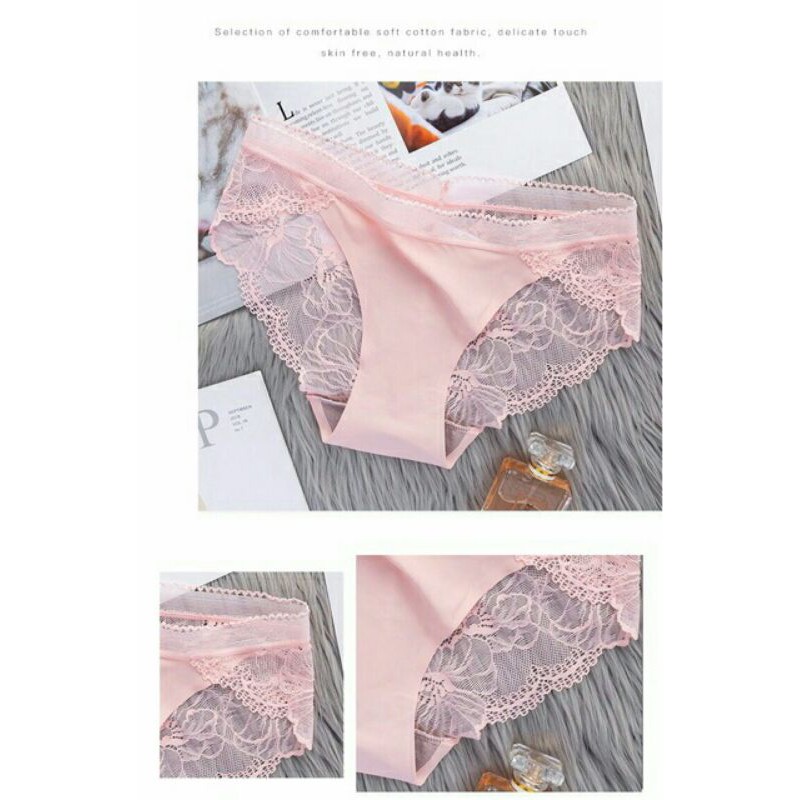 Quần Lót Su PhốI Ren Hoa 8423 | BigBuy360 - bigbuy360.vn