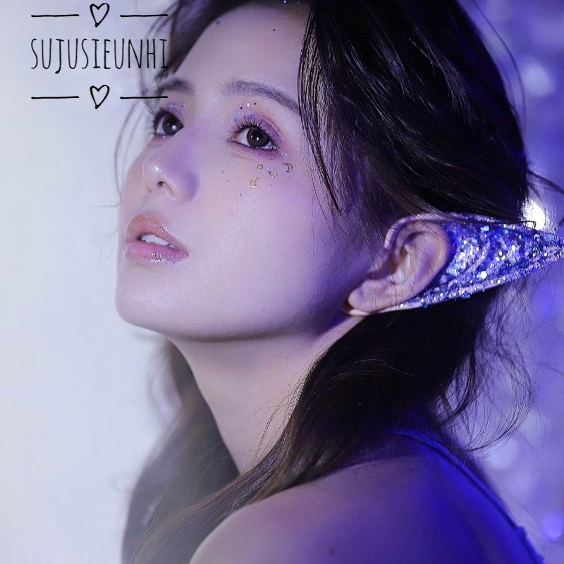 (3màu: tím, vàng, trắng) 1 đôi tai giả elf đính nhũ lấp lánh- phụ kiện cosplay yêu tinh, tinh linh | BigBuy360 - bigbuy360.vn