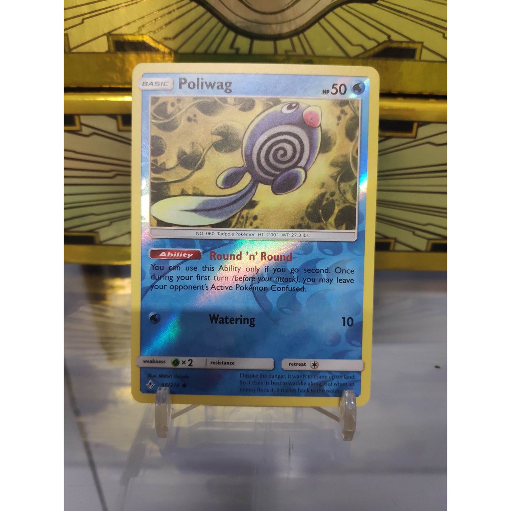 [ Dưa Hấu Yugioh ] Lá bài thẻ bài Pokemon Poliwag