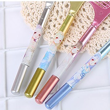 Bút Mực Nước Hoạt Hình Cây Lược Xinh Xắn 2in1 Siêu Tiện Dụng