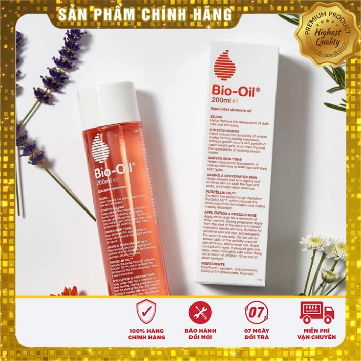 Dầu Dưỡng Giúp Mờ Sẹo &amp; Giảm Rạn Da Bio Oil Nam Phi [ Chuẩn Úc]