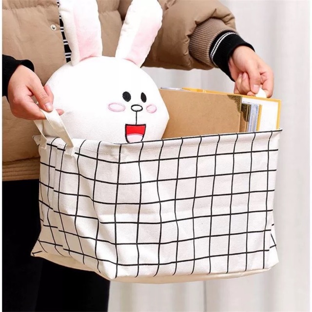 [GIAO NGẪU NHIÊN] GIỎ VẢI ĐỰNG ĐỒ CÁ NHÂN ĐỂ BÁN XINK. Kích thước 20x 10x 15cm