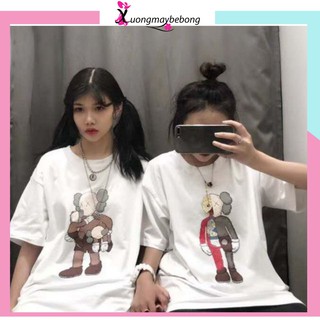 [Giá Rẻ] Áo thun form rộng in hình kaws, hàng giá rẻ