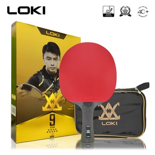 Vợt Đánh Bóng Bàn Loki 9 Star Chuyên Nghiệp Có Túi Đựng Và Hộp Đựng