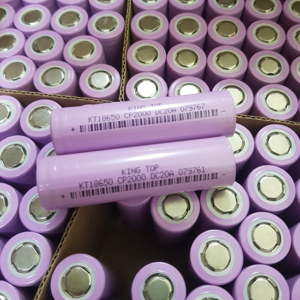 Pin 18650 2000mah 10C dòng xả 10A dùng làm pin dự phòng, đóng pin máy khoan,pin xe điện mới chất lượng cao